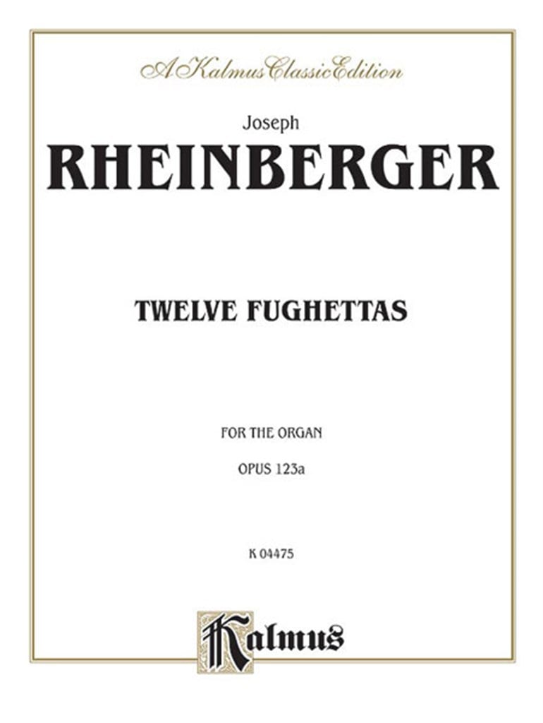 Twelve Fughettas, Op. 123A